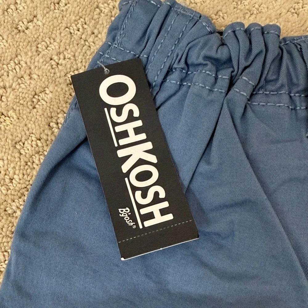 OshKosh B'gosh Slate Blue Pull-On Cotton Shorts